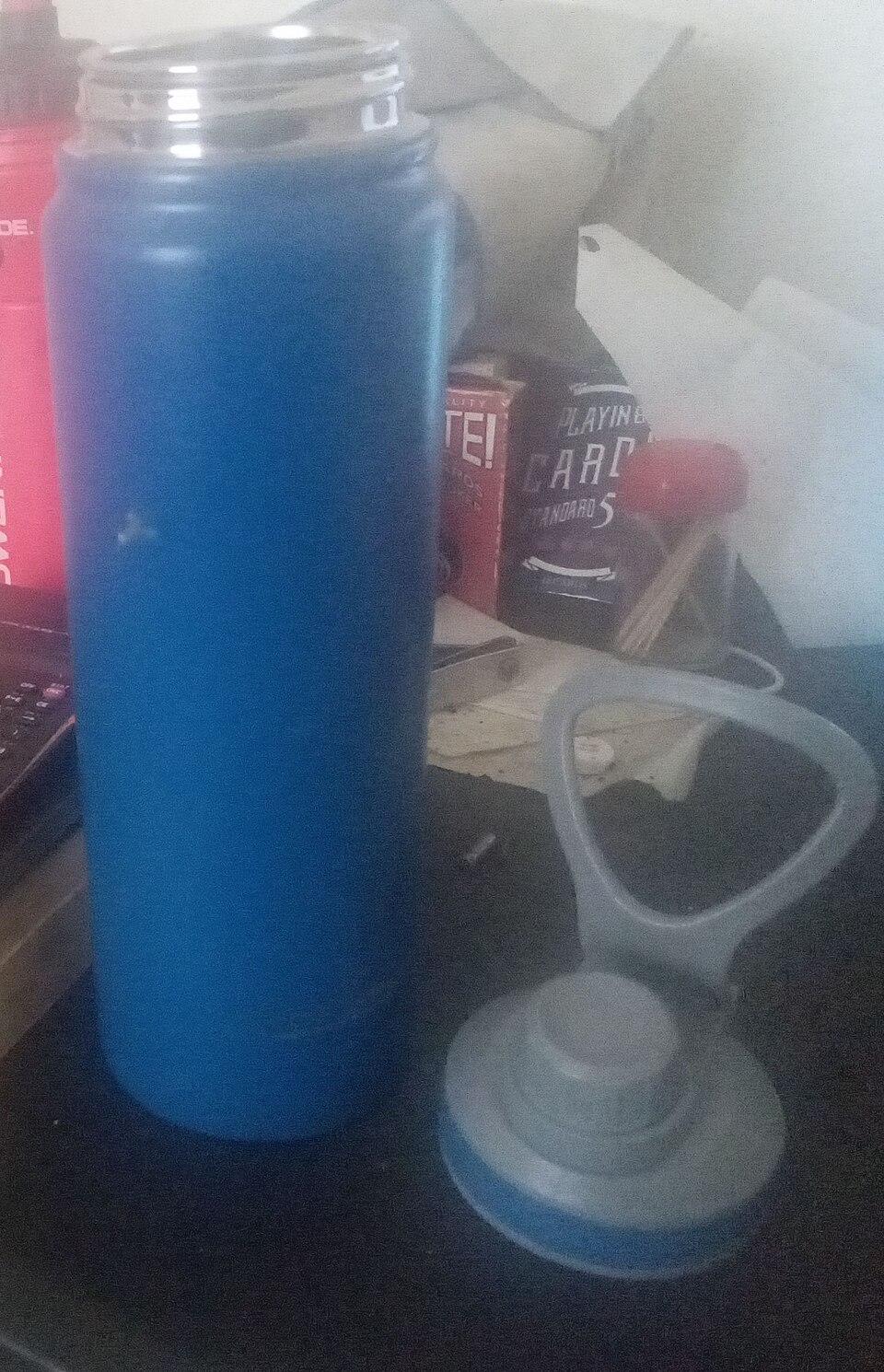 Steel water bottle 1L